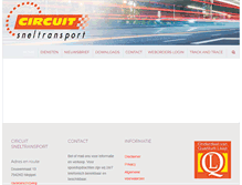 Tablet Screenshot of circuitsneltransport.nl